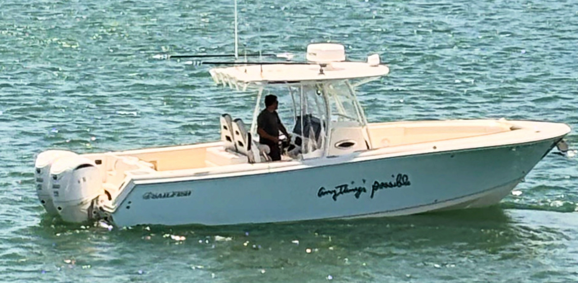 Kevin's boat Anything's Possible